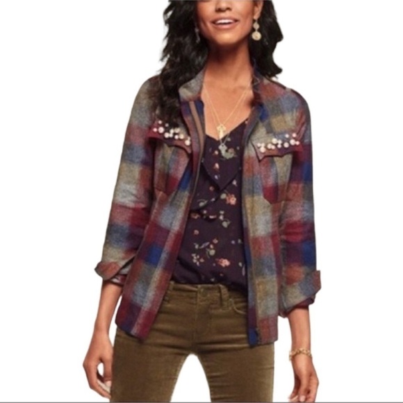 Cabi Collage Jacket style # 3555 zip front NWOT size large - Picture 2 of 11